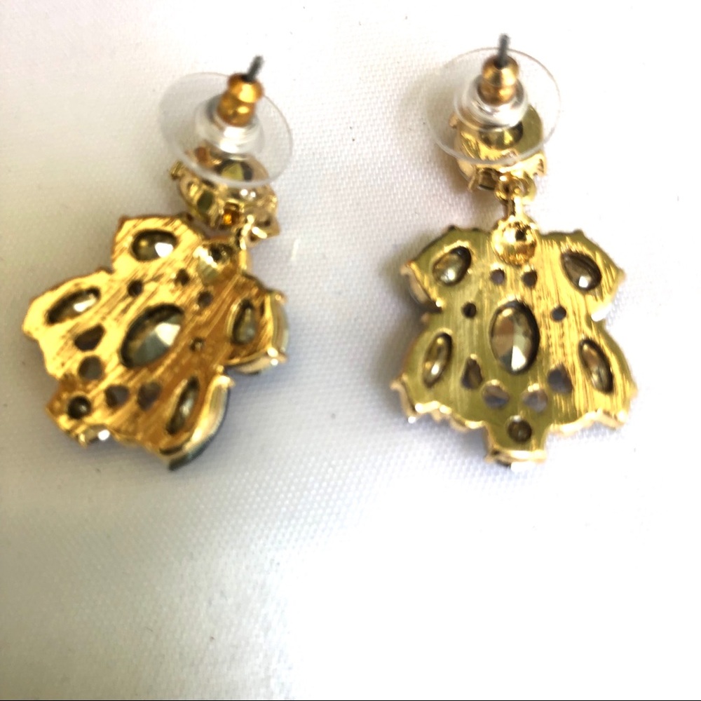 Multicolor Glass Earrings . - Picture 2 of 5